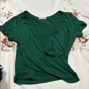 Veto Women's Emerald Short Sleeve Wrap Top